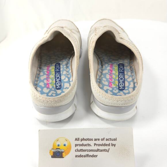 Skechers Athletic Slip On Walking Shoe Womens Size 7 22752 White - Picture 3 of 9